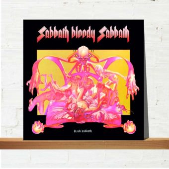 Miniatura Album Dischi 1:12 Per Casa Delle Bambole - Black Sabbath Bloody Sabbath - Foto 5